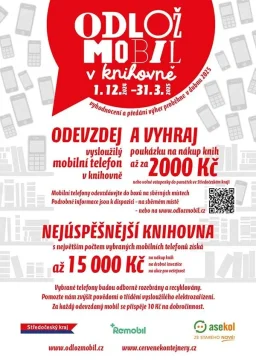Odlož mobil v knihovně 1. 12. 2024- 31. 3. 2025
