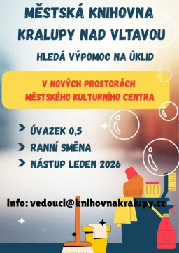 Přijmeme výpomoc na úklid