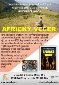 Beseda se spisovatelkou Hanou Hindrákovou