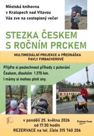 Stezka Českem s ročním prckem