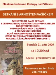 Setkání s Arnoštem Vašíčkem