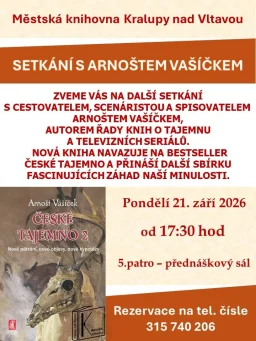 Setkání s Arnoštem Vašíčkem