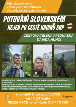 Cestovatelská přednáška Davida Hunči