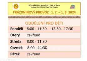 Prázdninový provoz