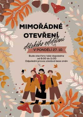 Mimořádný provoz 27. 10. 2025